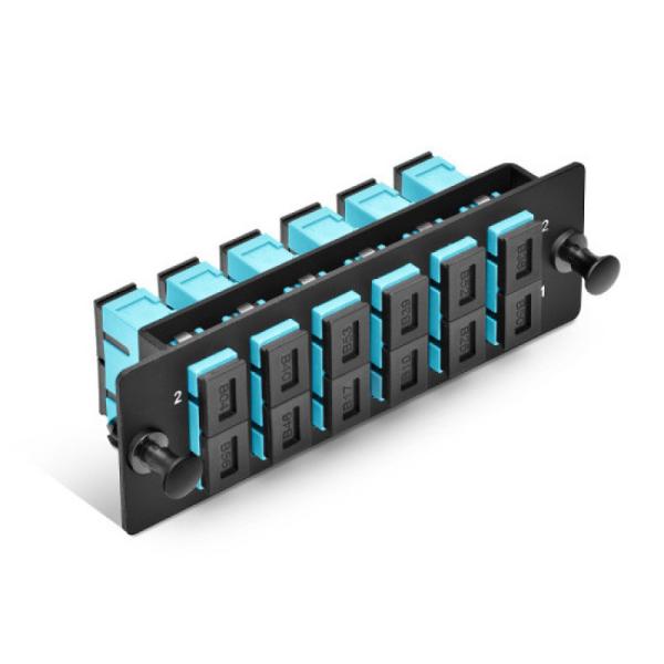 Quality P6SCUZ10GMM 6 SC/PC Om4 Fiber Patch Panel Duplex Adapter Panel 12 Fibers Multimode wholesale