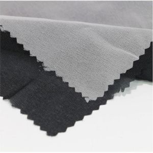 Non Woven Satin Interlining For Wrap Knit Within White Black Gray