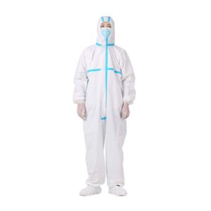 Cheap One Size Fits All Medical Protective Clothing With Elastic Cuff Splash Resistant for sale