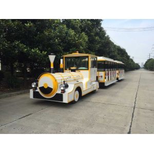 DC Motor 42 Seater Electric Trackless Train For Amusement Park / Shopping Malls