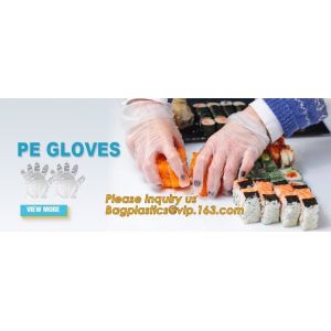 China Disposable PE elbow length gauntlets gloves,disposable plastic PE glove with high quality for medical glove bagplastics on sale