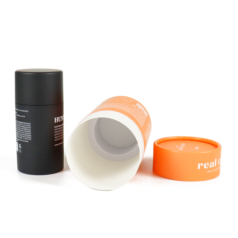 Cheap Paper Composite Cans Customized Round Macaroons Cylinder Packaging Paper Box for Craft Matte Empty Lipgloss Tubes with Box for sale