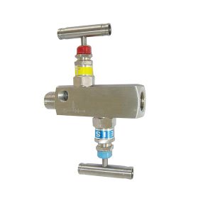 2 Way 100C Oil 1000 Psi Instrument Manifold Valve For Pressure Gauge