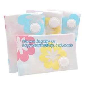 Bedding Use and PE Plastic Type home storage space saver bags, saving vacu seal