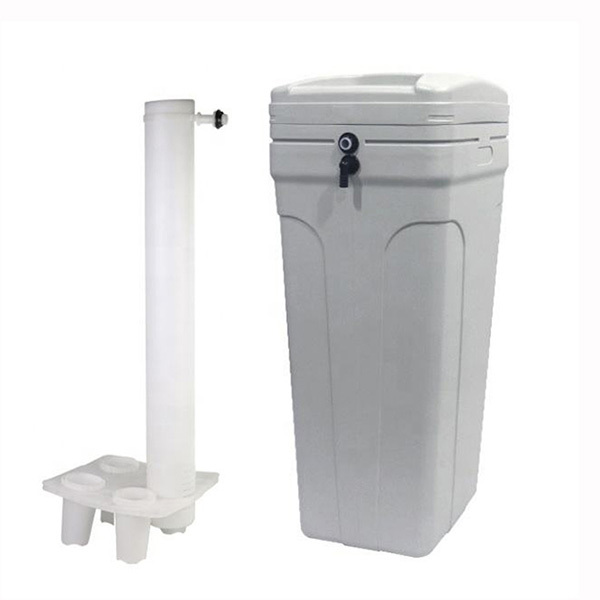Square Water Softener Brine Tank 25L 70L 100L With Salt Well Brine Salt Tank
