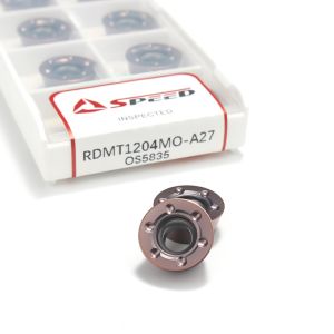 Thread Rdmt1204 Round Milling Inserts Durable Pvd Coating For Cutter
