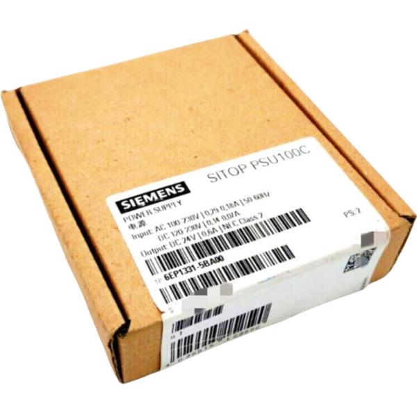 SIEMENS 6EP1331-5BA00 SITOP PSU100C 24 V/0.6 A STABILIZED POWER SUPPLY INPUT: