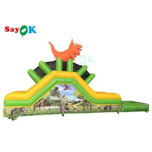 Cheap Outdoor Inflatable Slide Commercial Inflatable Skateboard For Amusement Park Logo Printing for sale