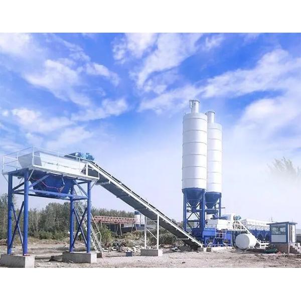 Quality HZS75 Concrete Mixing Station Cement Plant Equipments For Medium Size And Above wholesale