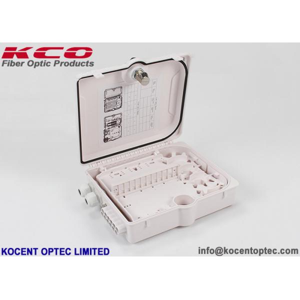 Quality 12 Port IP65 Outdoor Fiber Optic Terminal Box with ABS+PC Material for Wall or Pole Mount in FTTH Networks wholesale