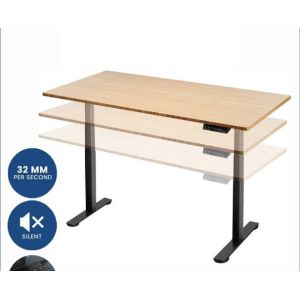 Height Adjustable Desk Frame Electric Standing Single Motor Iron Table for Home