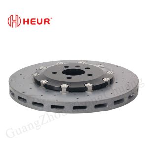 China HEUR Brake Carbon Ceramic Rotor For Vw Cc Golf R Mk7 Customize 380mm Front Set on sale