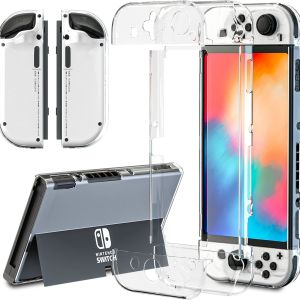 Upgraded Nintendo Switch OLED Clear PC Kit Case Sleek And Sturdy Ultimate