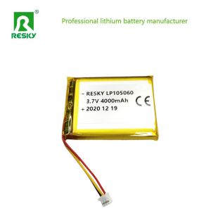105060 Lithium Polymer Lipo Batteries 3.7V 4000mAh For Bluetooth Speaker