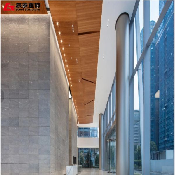 High light corrosion resistance Q355B custom steel structure office building construction