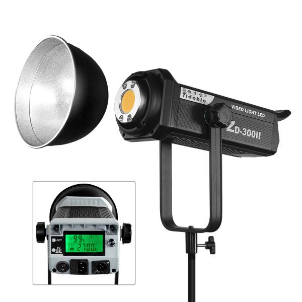 300W Photography Lights OLED Display Continuous Studio Lighting 2700K 7500K Sun
