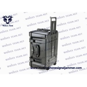 China Portable RF Signal Waterproof Cell Phone Signal Jammer Vehicle Bomb Jammer With DDS Convoy Jamming System on sale