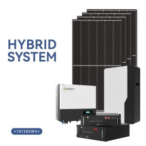Europe 5KW 10KW 15KW Home Hybrid Solar Energy System with Output Frequency 50