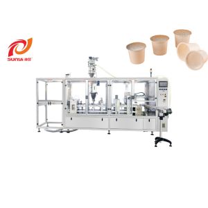 Double Lanes K Cup Coffee Filling Sealing Machine Packaging Machine