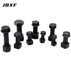 Grade 10.9 Locking OEM Excavator Track Bolt Kit For Sany SY215 / Hitachi ZX200
