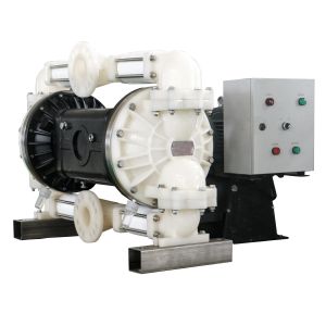 China Motor Driven Diaphragm Pump With Electric Motor 3 Inch PVDF Fuel 5.5KW on sale