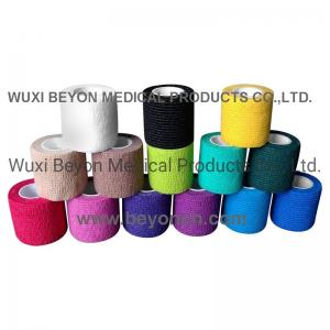 China Finger Non Woven Cohesive Bandage Self-Adhering Flexible Elastic Wrap Cohesive Tape on sale