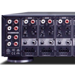 8 Source 8 Zone Bridgeable Distributed Audio Matrix Amplifier Bridged Integrated