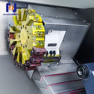 TCK50 Small CNC Lathe Machine Light Duty Slant Bed Turning And Milling Center