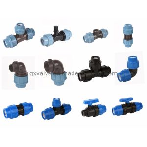 PP Compression Fittings with Pn10 Wall Thickness Customized Request and