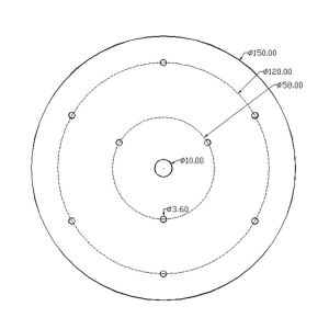 Customized 220V 100W 105 LM/W Linear Round Aluminium AC LED Module PCB PCBA For