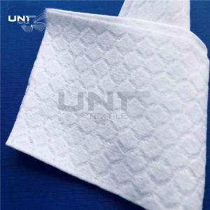 Absorbent Polyester Spunlace Nonwoven Fabric Disposable Diamond Pattern