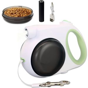 Cheap Hands-Free LED Retractable Dog Leash With Flashlight For Small Medium Dogs for sale