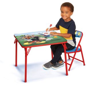 China Easy Removal Kids Table and Two Chairs Set with Printing Design on sale