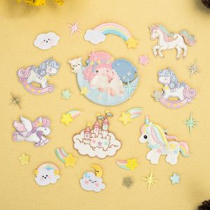 Heat Press Custom Badge Embroidery Patch Iron On Patch Applique For Clothing