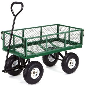 Portable Heavy Duty Garden Yard Trolley Wagon Cart for Qingdao Loading and