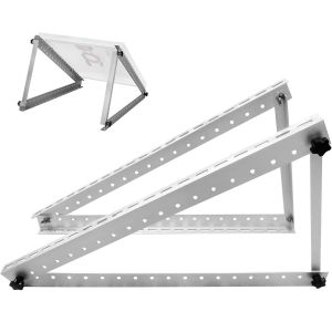 Triangle Adjustable Solar Panel Roof Mounting Brackets Snow Load Resistant and