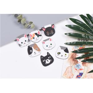China Assorted Cute Cat Dog Magnetic Bookmark Clips Page Clips For Book Reading on sale