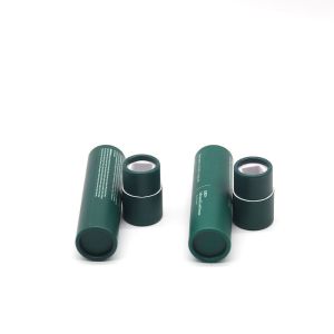 Round Perfume Bottle Paper Tube Packaging Box With Embossing CMYK Printing