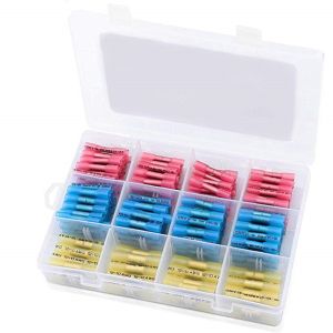Heat Shrink Wire Butt Connectors Waterproof 70 Red 70 Blue 80 Yellow