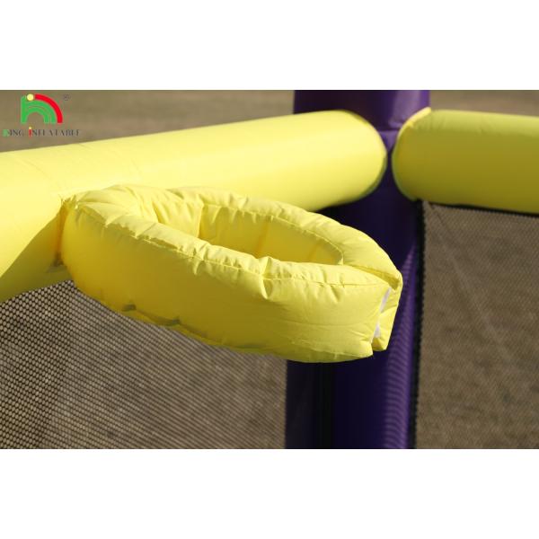 Inflatable Bounce House Combo With Slide Climbing Wall Obstacles Trampoline Ball Pit Pool