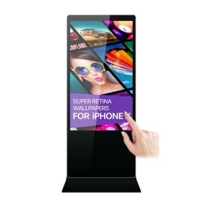 Vertical TV All In One PC Interactive Touch kiosk 4k 43 Inch High Sensitive