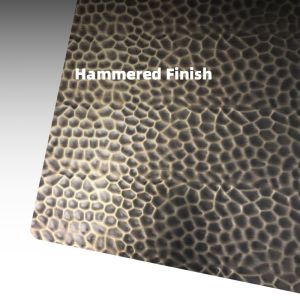 Custom Designs DIY Textured Hammered Metal Sheet Handcrafted Hammered Stainless