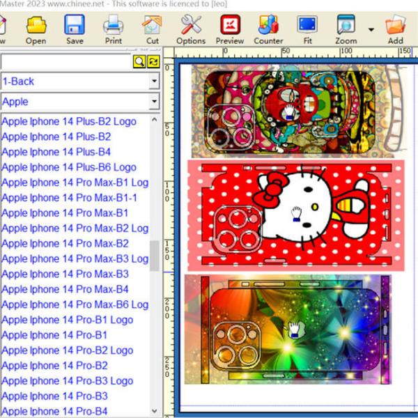 Polyvinyl Chloride Mobile Skin Cutter Customized Stickers Protector