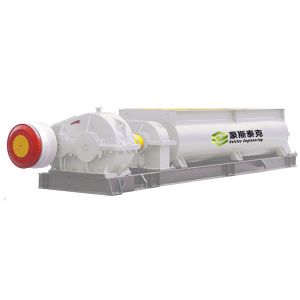 110kw SJ Series Double Shaft Mixer For Clay Brick Mixing Raw Materials