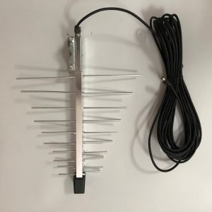 Outdoor UHF VHF Digital TV Yagi Antenna with Amplifier and R.H.C.P Polarization