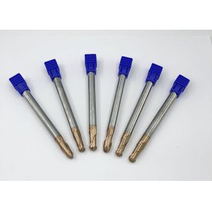 Straight Shank Solid Carbide Ball Nose End Mills With Long Neck And Short