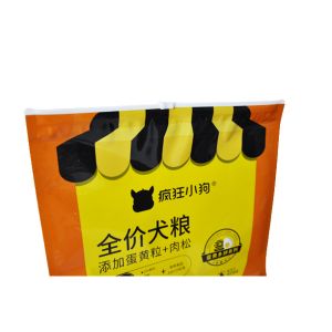 Moisture Proof Flat Bottom Bag With Easy To Open And Close Slider Closure Rack