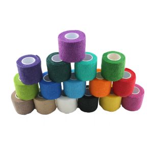 Self Adhesive Cohesive Wrap Bandage Tape Flexible Self Adherent Wrap Tape