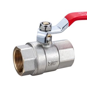 DN15~25 Full Bore Threaded Brass Ball Valve With Long Handle