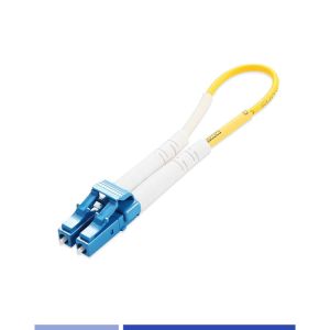 Cheap Singlemode Fiber Loopback Cable LC UPC Weather Resistance Heat Insulation for sale